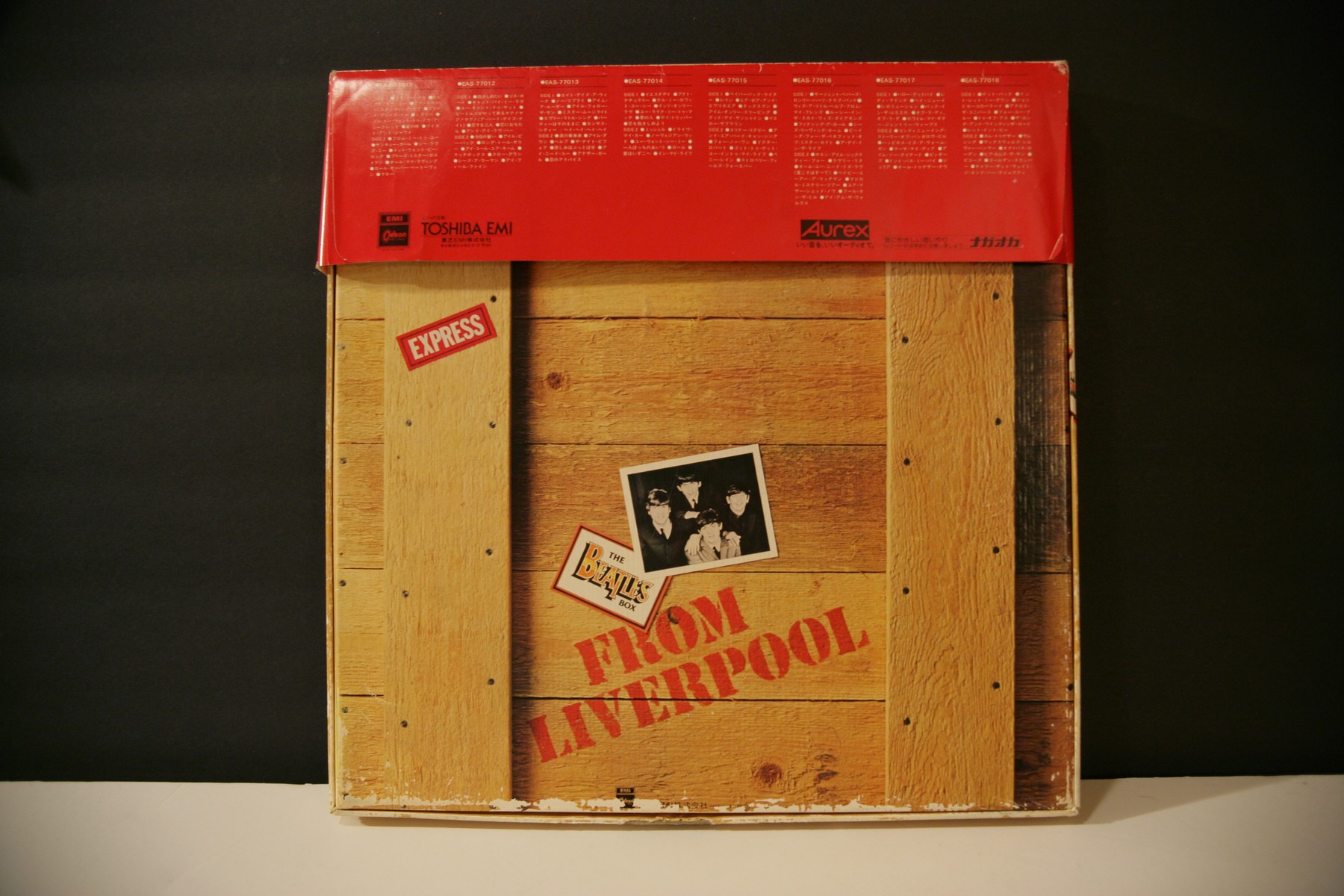 From Liverpool - THE BEATLES BOX Japanese vinyl 8-LP set w/OBI