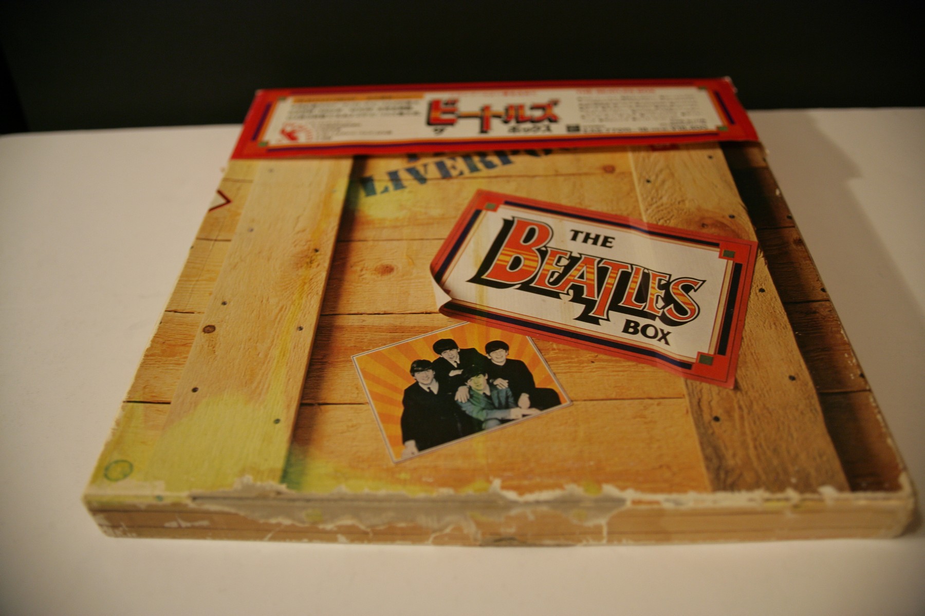 From Liverpool - THE BEATLES BOX Japanese vinyl 8-LP set w/OBI