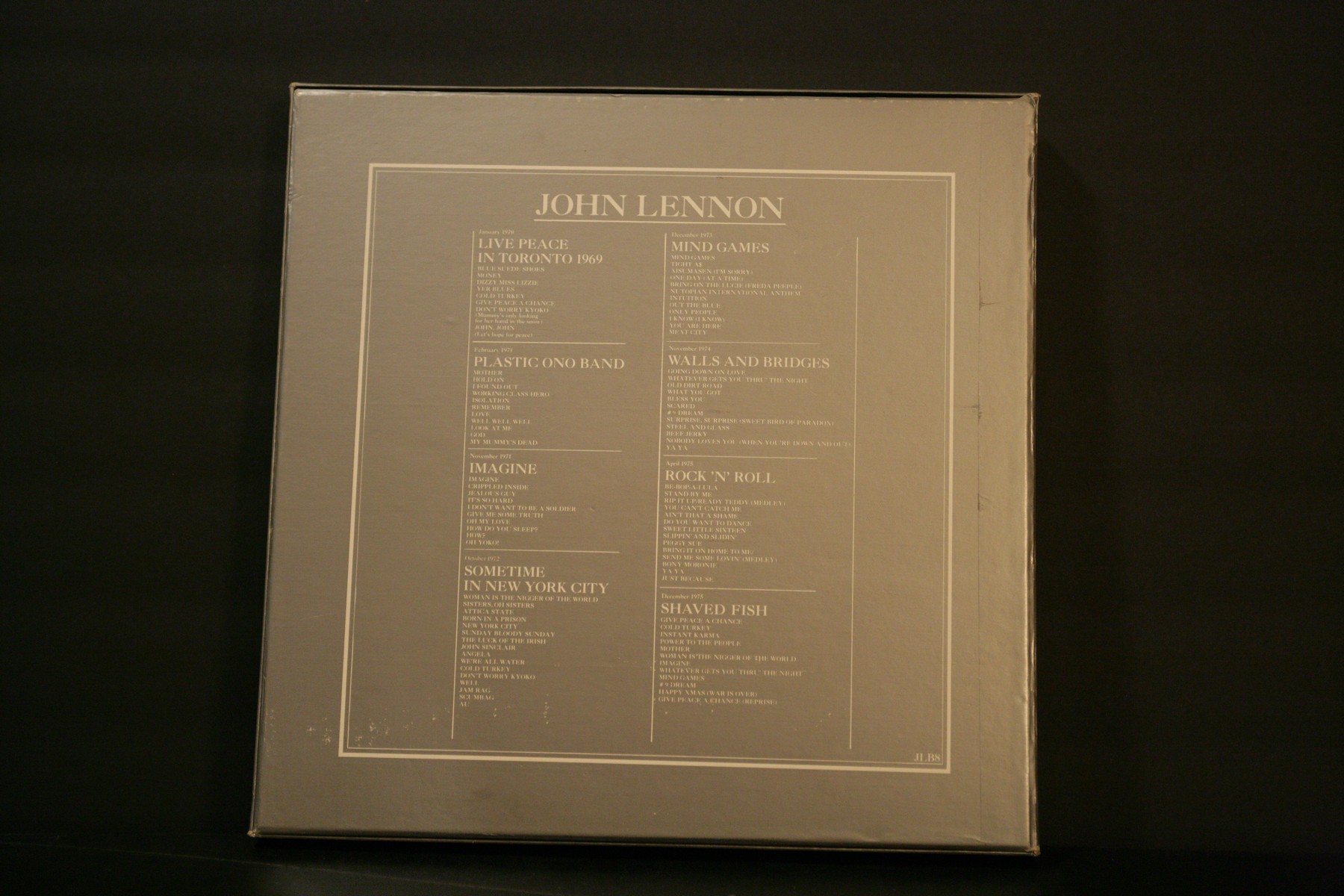 The John Lennon Self-Titled Box Set 8 LP