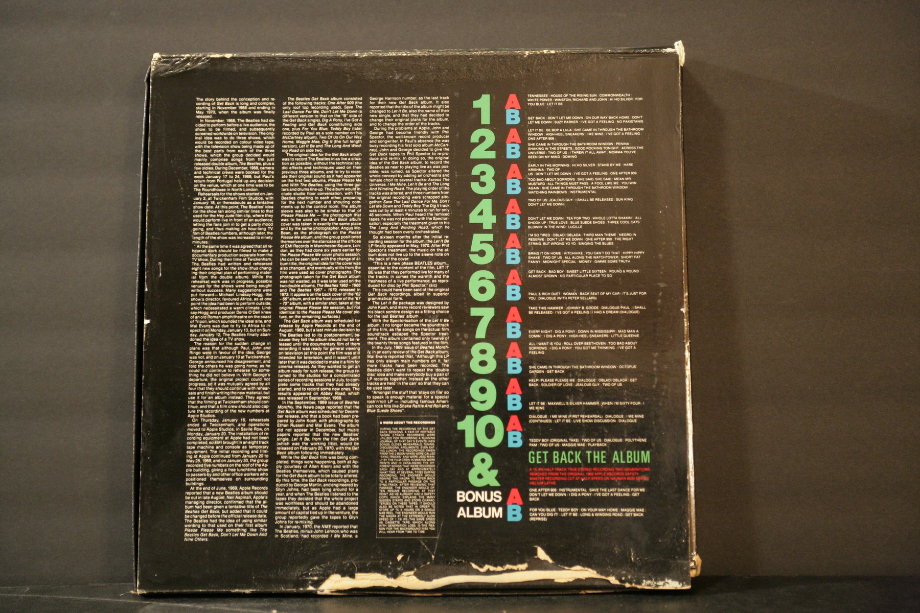 THE BEATLES / GET BACK JOURNALS 11 LPS